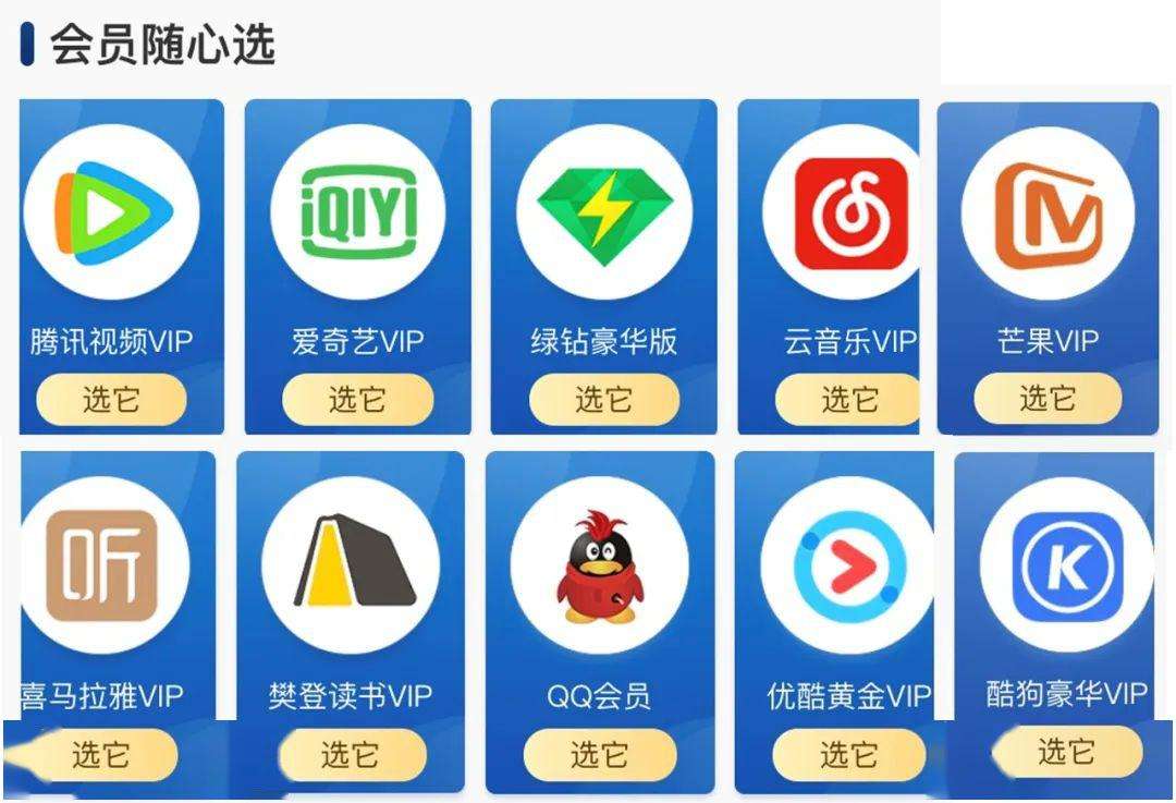 腾讯视频/爱奇艺/芒果TV/优酷视频4选1！99元秒杀返利LiPu年卡_权益_成功_时间段的简单介绍